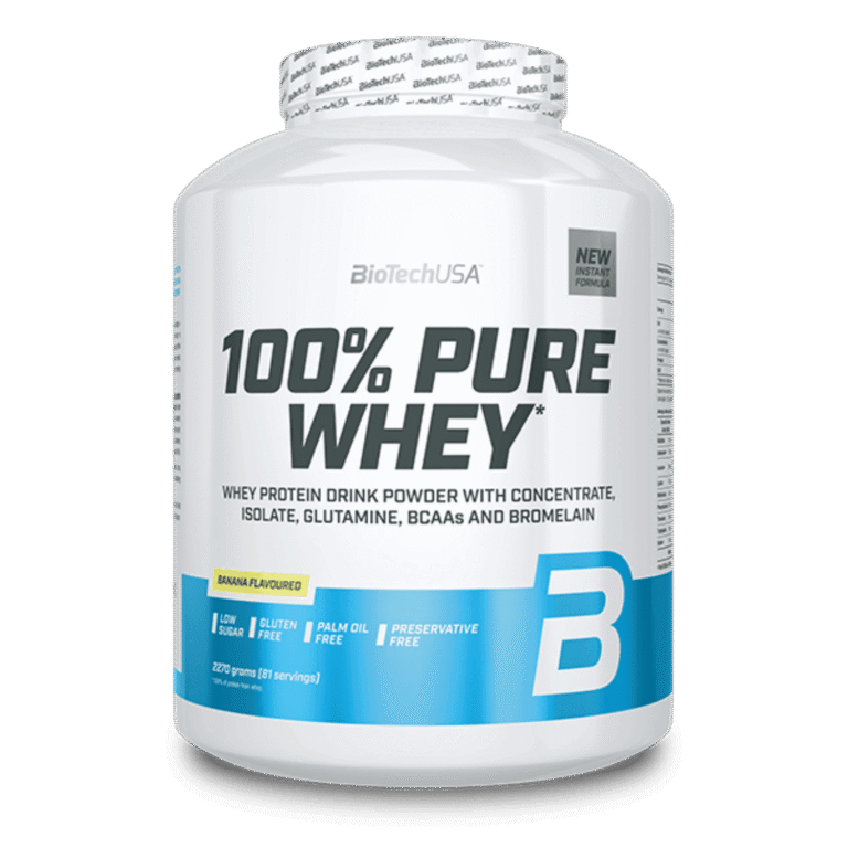 100 pure whey banane