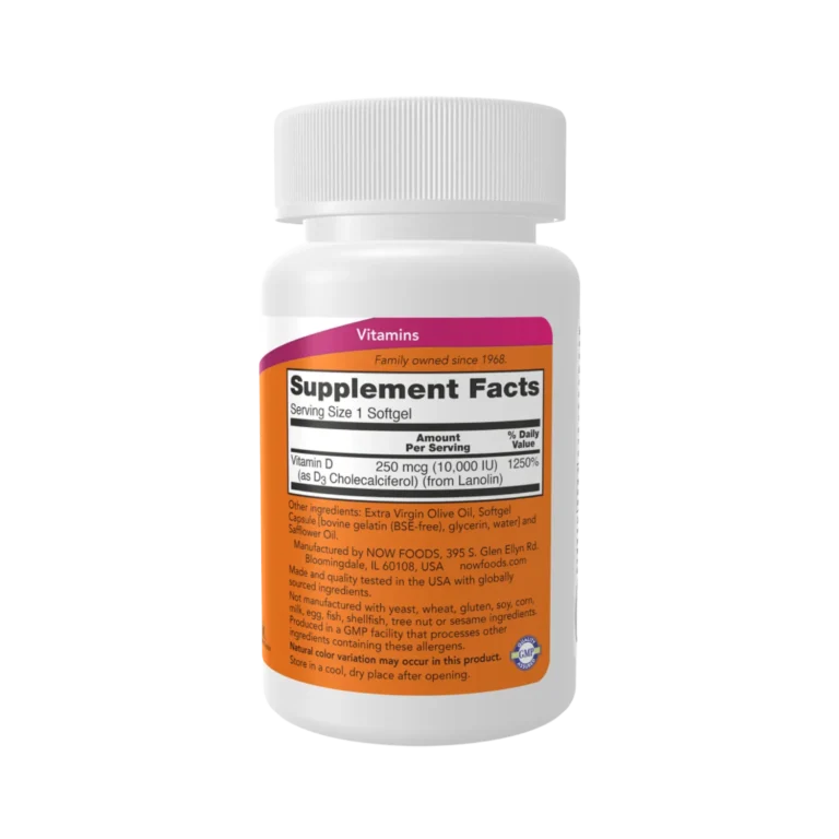 Vit D3 10000 verso now foods