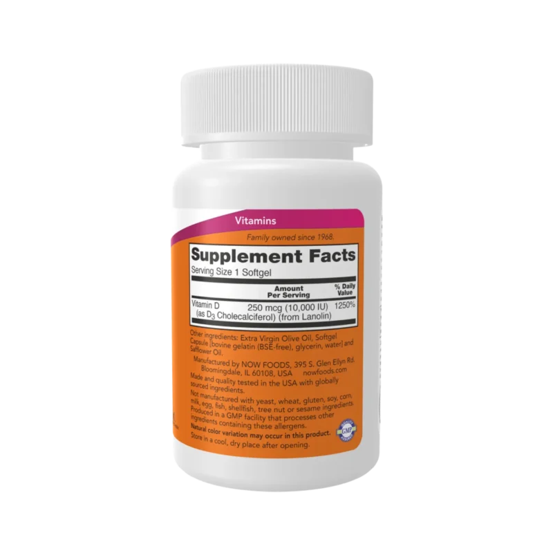 Vit D3 10000 verso now foods