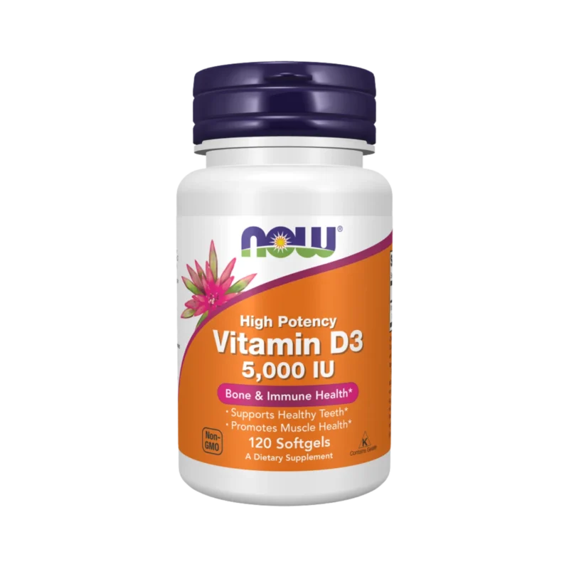 Vit D3 5000120 gels - Now foods